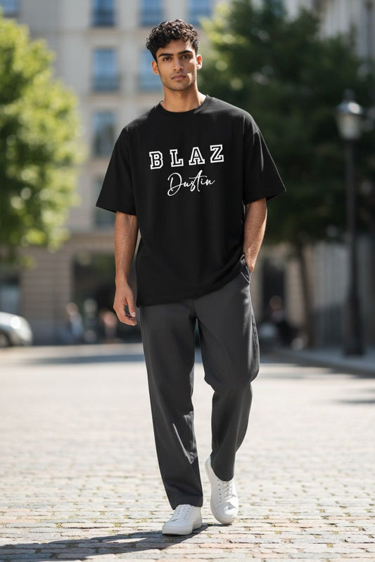 CAMISETA HOLGADA NEGRO