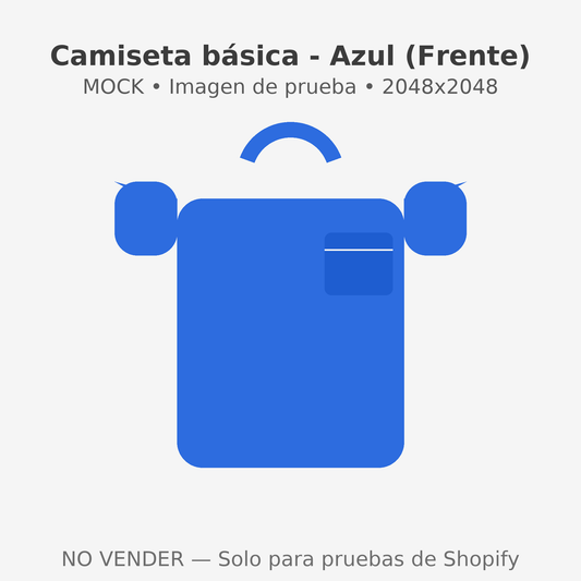 Camiseta de manga corta (Prueba)