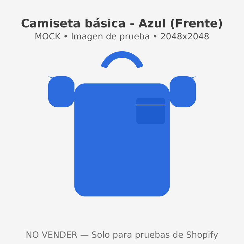 Camiseta de manga corta (Prueba)